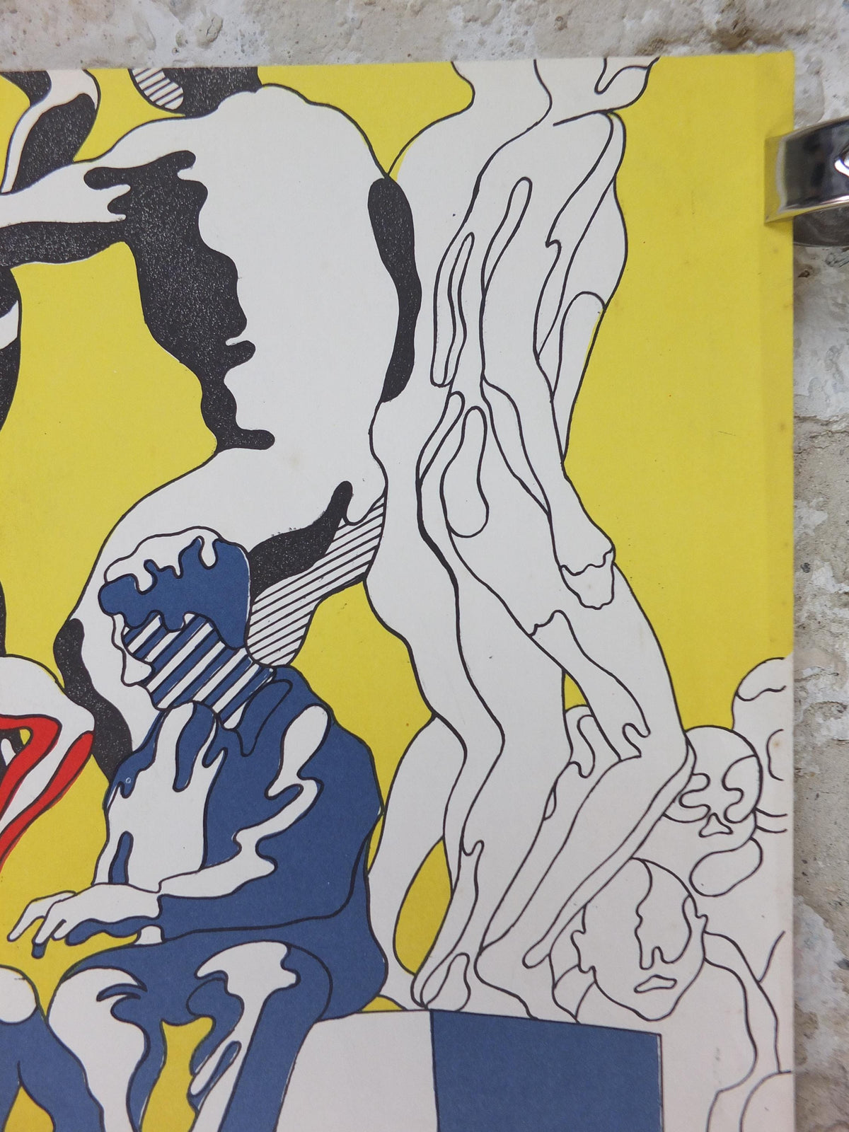 Henri Cueco La Grève – The Strike – Hand-Signed Original Colour Lithograph, c.1969