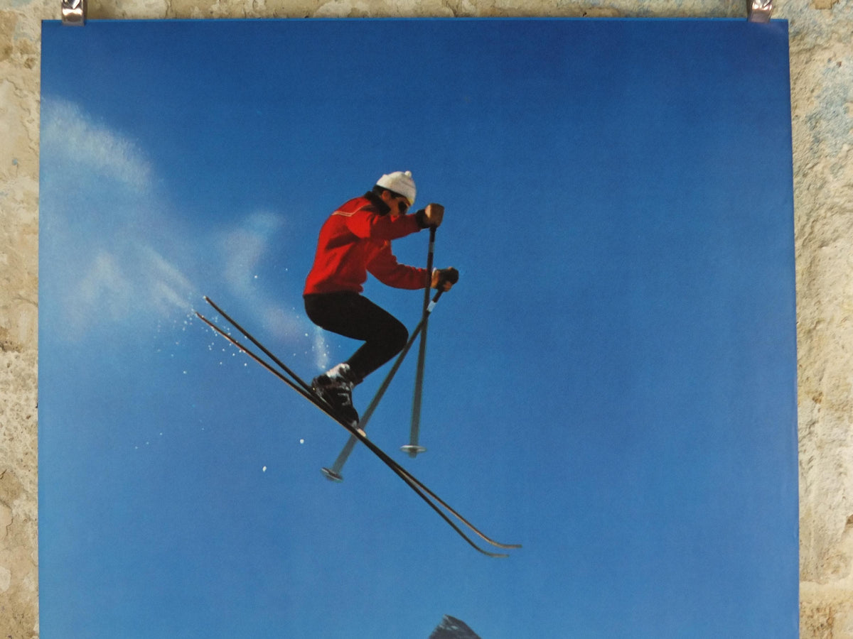 1964 Zermatt Ski Poster – Matterhorn, Switzerland, Perren-Barberini