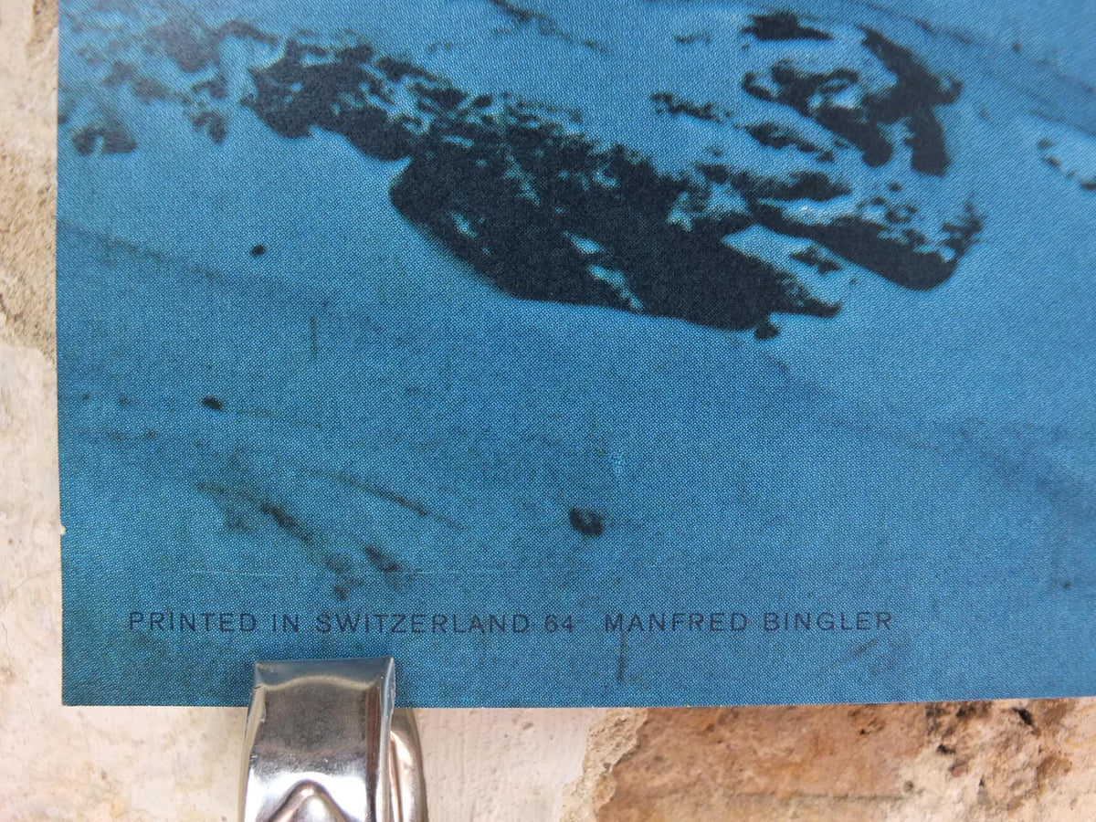 1964 Swissair Matterhorn Poster – Manfred Bingler, Vintage Switzerland Travel
