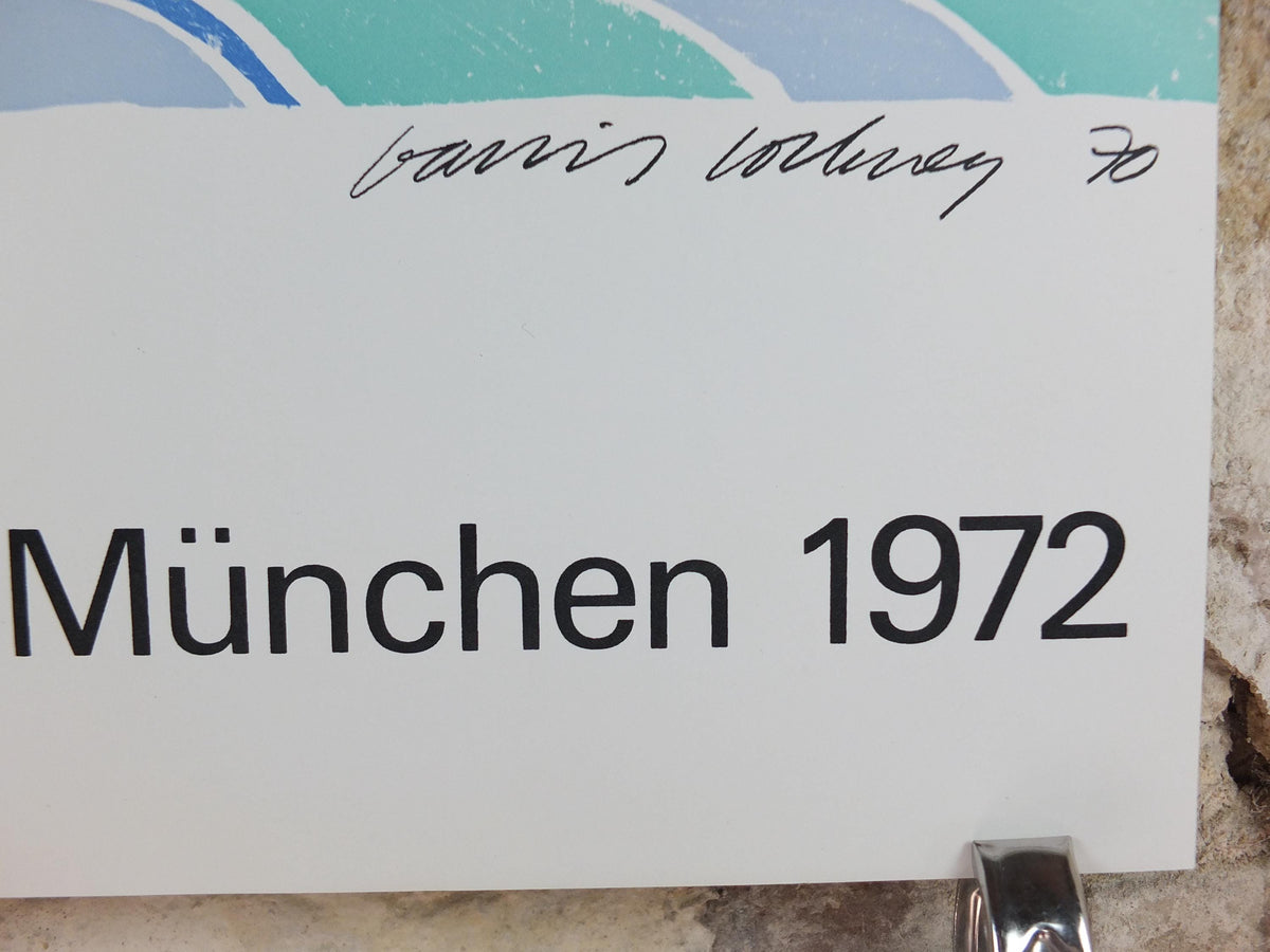 David Hockney Munich 1972 Olympics Poster – The Diver, Original 1971 Issue
